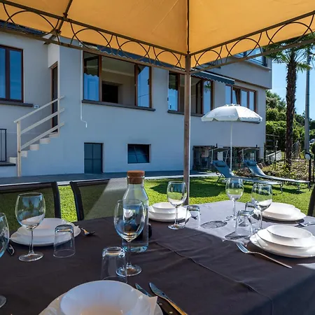 Casa 24 - Trilocale Con Vista Lago, Giardino E Idromassaggio Gonfiabile Arizzano