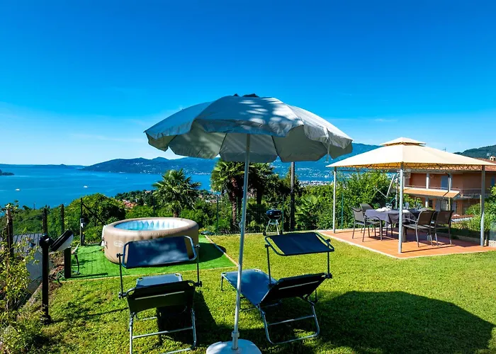 Lejlighed Casa 24 - Trilocale Con Vista Lago, Giardino E Idromassaggio Gonfiabile Arizzano