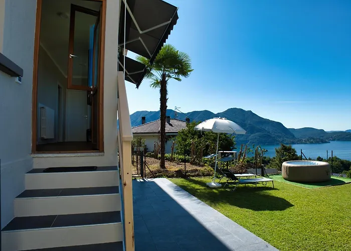 Casa 24 - Trilocale Con Vista Lago, Giardino E Idromassaggio Gonfiabile Lejlighed