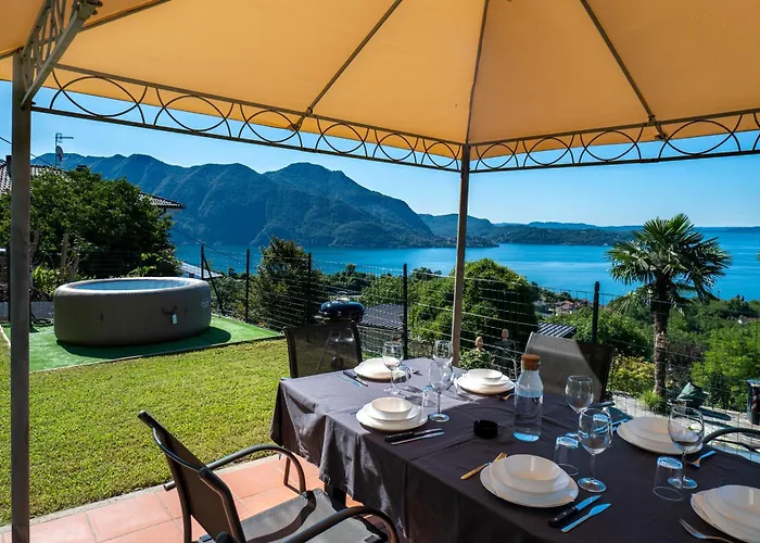 Casa 24 - Trilocale Con Vista Lago, Giardino E Idromassaggio Gonfiabile Lejlighed